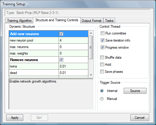 structure ctrl window