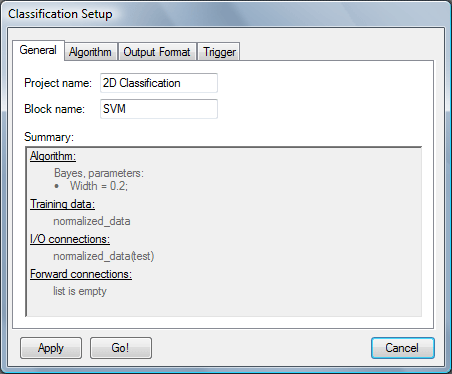 classification general info